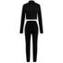 Women's Tracksuit Two Piece Long Sleeve Long Pant Sport Suit