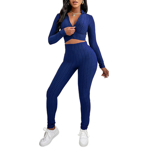 Women's Tracksuit Two Piece Long Sleeve Long Pant Sport Suit