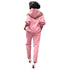 Women's Tracksuit Two Piece Outfit Hoodie Tops Pants