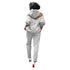 Women's Tracksuit Two Piece Outfit Hoodie Tops Pants