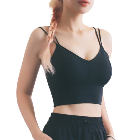 Women's Training Deep V Neck High Impact Support Bras