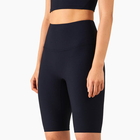 Women's Training High Waist Yoga Mid Thigh Shorts