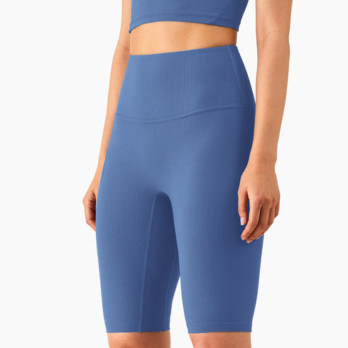 Women's Training High Waist Yoga Mid Thigh Shorts