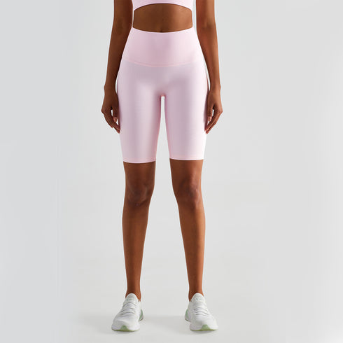 Women's Training High Waist Yoga Mid Thigh Shorts