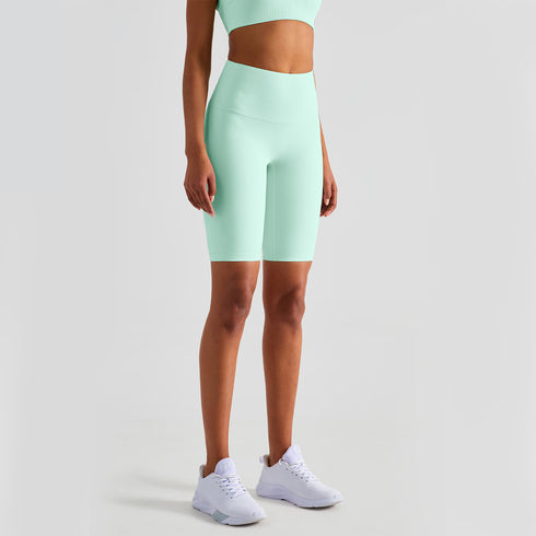 Women's Training High Waist Yoga Mid Thigh Shorts