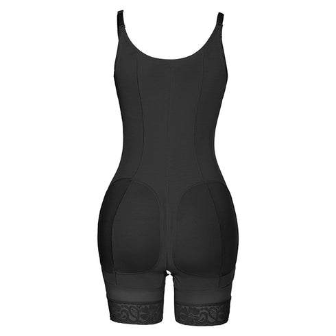 Women's Plus Size Fajas Colombianas Open Bust Body Shaper Shorts