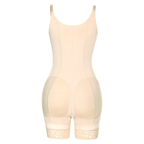 Women's Plus Size Fajas Colombianas Open Bust Body Shaper Shorts