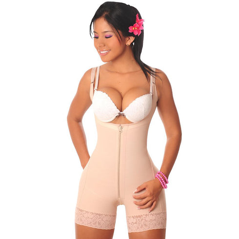 Women's Plus Size Tummy Control Mid Thigh Body Shaper Shorts