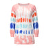 Women's Tunics Long Sleeve Tie-dye Printed Dress