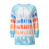 Women's Tunics Long Sleeve Tie-dye Printed Dress