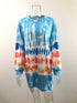 Women's Tunics Plus Size Tie-dye Printed Stylish Tops