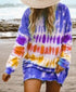 Women's Tunics Plus Size Tie-dye Printed Stylish Tops