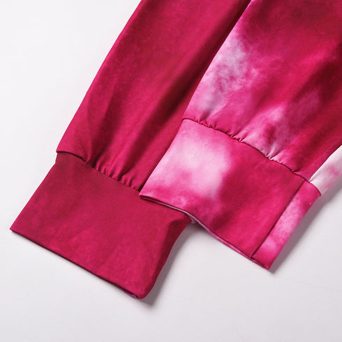 Women's Tunics Tie-dye Printed Individuality Hoodie Top