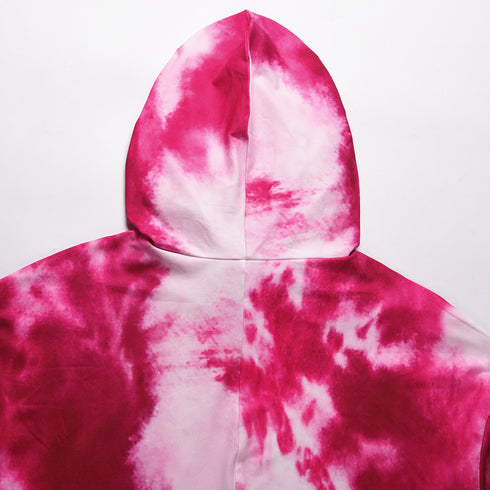 Women's Tunics Tie-dye Printed Individuality Hoodie Top