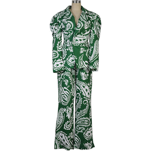 Women's Two Piece Outfits Stylish Coat Casual Pant Suit