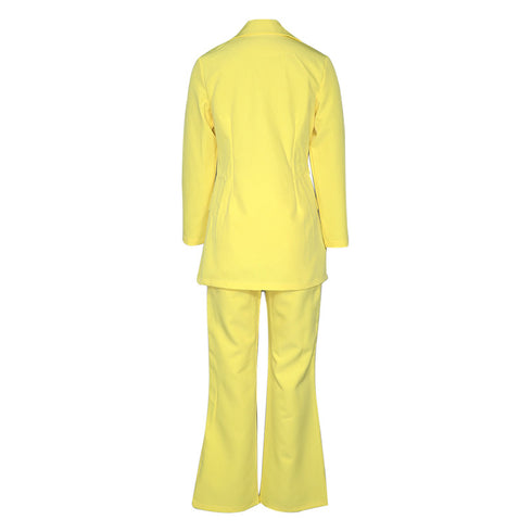 Women's Two Piece Outfits Suit Jacket Pants Business Suit