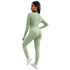 Women's Two Piece Outfits Sweat Suit Crop Tops