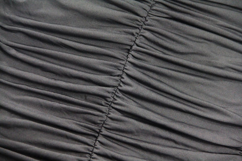 Women's V-neck Backless Long Sleeved Belted Dress