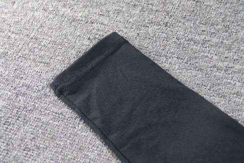 Women's V-neck Backless Long Sleeved Belted Dress