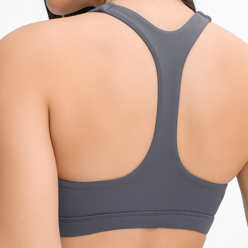 Women's V-neck Breathable Exercise Running Yoga Sports Bra