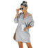 Women's V Neck Long Sleeves Medium Length Knitted Dress