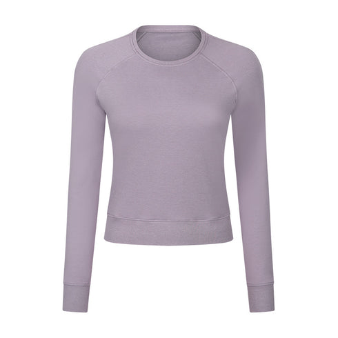 Women's Warm Long Sleeve Loose Running Sweatshirts
