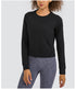Women's Warm Long Sleeve Loose Running Sweatshirts