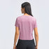 Women's Workout Casual Loose Athletic Yoga T-Shirt