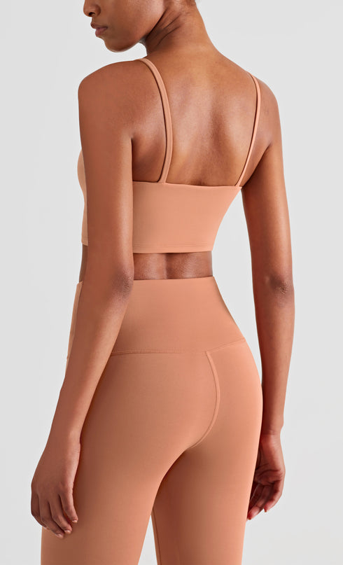 Women's Yoga Running Camisole Crop Spaghetti Strap Tank