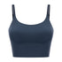 Women's Yoga Running Crop Tank with Bra Pads