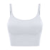 Women's Yoga Running Crop Tank with Bra Pads