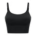 Women's Yoga Running Crop Tank with Bra Pads