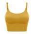 Women's Yoga Running Crop Tank with Bra Pads