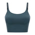 Women's Yoga Running Crop Tank with Bra Pads