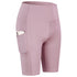 Women's Yoga Running Gym Shorts with Side Pockets