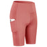 Women's Yoga Running Gym Shorts with Side Pockets