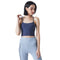 Women's Yoga Running Sleeveless Crop Tank with Bra Pads