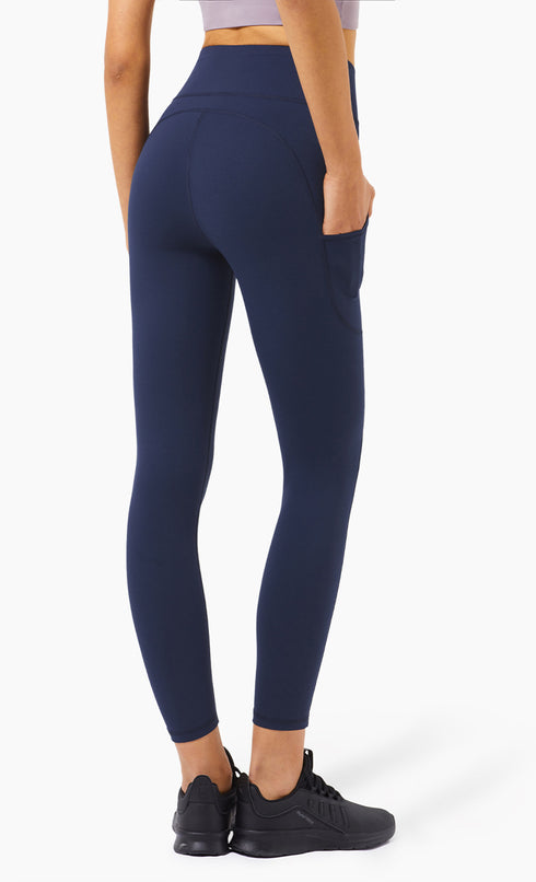 Women's Yoga Skinny Lift the Hips Leggings Pocket Pants