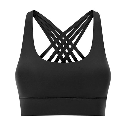 Women's Yoga Sports Padded Bra with Removable Cups