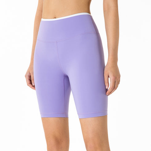 Women's Yoga Workout Cycling High Waist Breathable Shorts