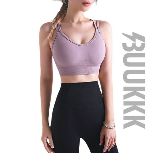 Women's Yoga Workout Fitness Cross Back Sports Bra