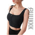 Women's Yoga Workout High Impact Support Sports Zipper Bra