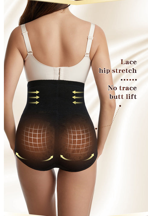 Women's Zipper Abdomen Control Butt Lifters Breathable Body Shaper