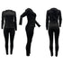 Women's Zipper Hoodie Tops Pants Two Piece Outfit