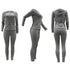 Women's Zipper Hoodie Tops Pants Two Piece Outfit