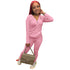 Women's Zipper Hoodie Tops Pants Two Piece Outfit