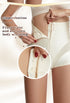 Women's Zipper Rows Clasp Tummy Control Butt Lifters Shapewear