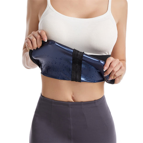 Women's Zipper Waist Trainer Hot Sweat Tummy Control Body Shaper