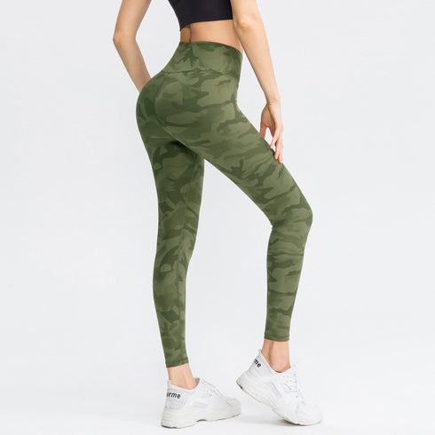 Workout Printing Skinny Pants Women's Stretch Yoga Leggings