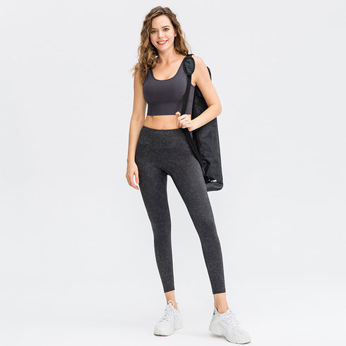 Workout Printing Skinny Pants Women's Stretch Yoga Leggings